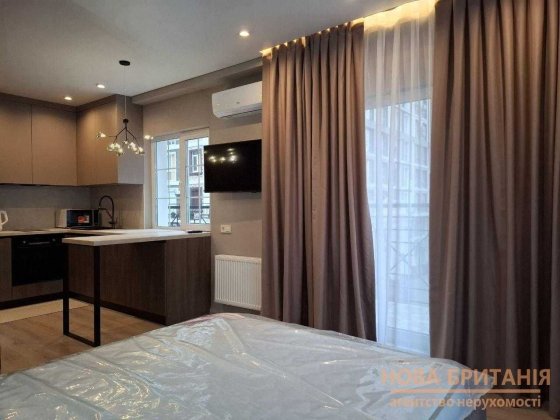 Оренда НОВОЇ квартири-студії з балконами 35м2 в ЖК Нова Англія Київ