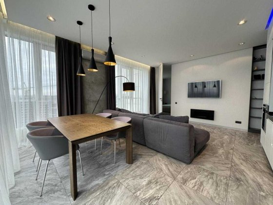 Оренда стильної видової 3-к квартири в ЖК Новопечерські Липки, Центр Киев