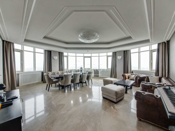 Аренда шикарных апартаментов с видом на Днепр Даймонд хилл Мазепы 11Б Киев