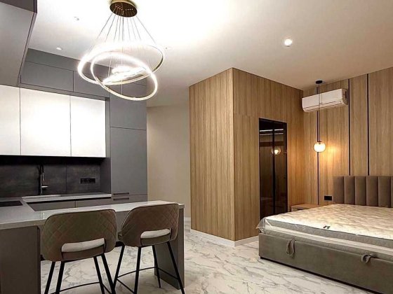 Первая сдача! Сдам видовую 1-комн кв (студия) в ЖК Бартоломео