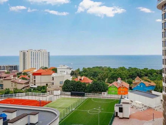 на 1-5 мес! КАМАНИНА 6эт 45 Жемчужина  евро-двушка с ВИДОМ на МОРЕ Одеса