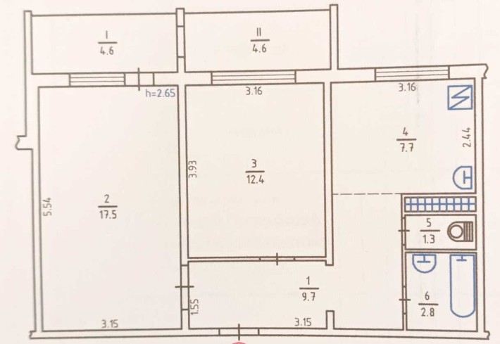 2к квартира з якісним ремонтом | Троєщина | Рейгана 16 - фото 1