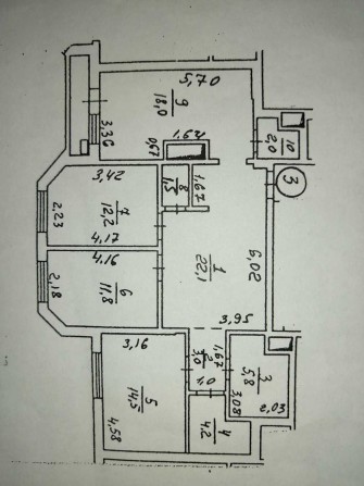 Продаж Печерськ Київ Коновальця 3-км.кв.100 м² 2й/25п, - фото 1