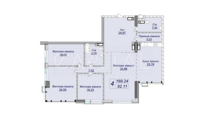 Продажа квартиры, Верхогляда, ЖК Новопечерские Липки, 7 очередь - фото 1