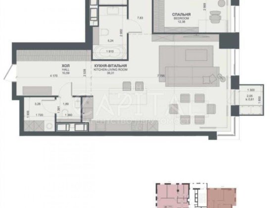 Продаж 3к Квартири 123м2 Жк TRIIINITY  Печерск, г. Киев Київ