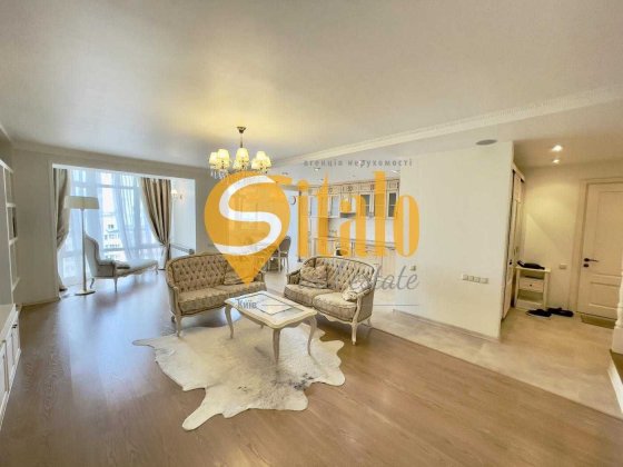 Дворівнева, дизайнерський ремон 192 м2  ЖК Ліко-Град  Здановської Київ