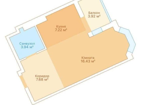 Продаж квартира 39м2 в новому ЖК Одеський бульвар Метро Теремки без% Київ