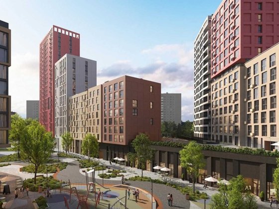 3-кімнатна квартира 92 м² з терасою і гардеробними по вул. Ревуцького Киев