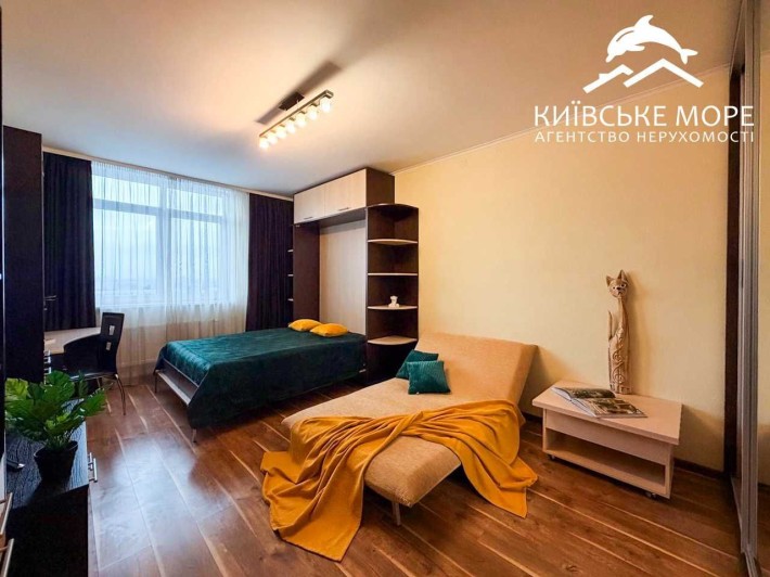 Без %, 1к квартира, 52 м², ЖК «Паркові Озера», Воскресенська, 12А - фото 1