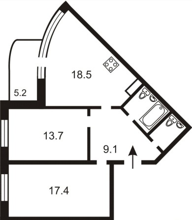 Продаж 2к БЕЗ%  квартири Печерськ Плаза ЖК 52 Перлина  Печерськ - фото 1