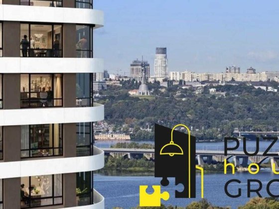 ТОП‼️ 2к квартира 70м2 2R2 4поверх  ЖК Great Причальна 6 Вид на Дніпро Київ