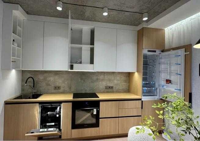 БЕЗ% продам 1к квартиру ЖК Бережанський Новий дизайн-ремонт Генератор - фото 1