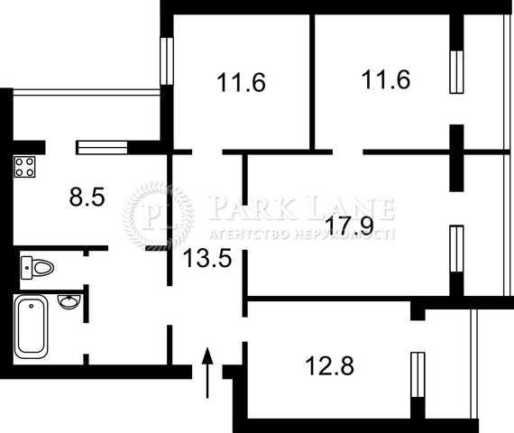 Продам 3-к Осокорки Позняки ул.Ларисы Руденко Ревуцкого Бажана - фото 1