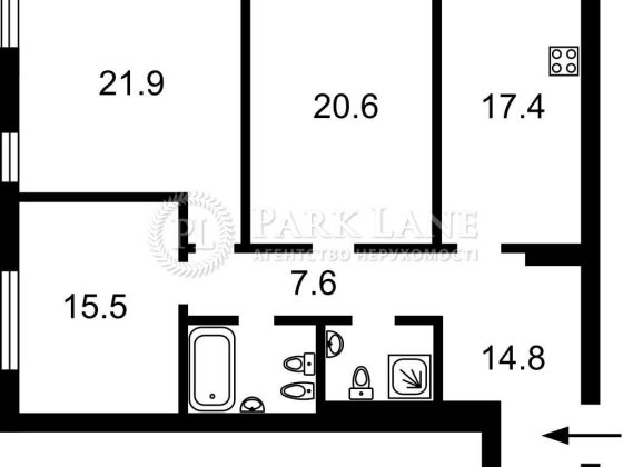 ЖК Edelweiss House 3к 107.5м2 Звіринецька 70а, КЛЮЧІ НА РУКАХ Киев