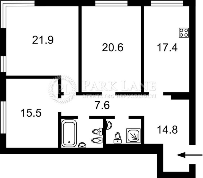 ЖК Edelweiss House 3к 107.5м2 Звіринецька 70а, КЛЮЧІ НА РУКАХ - фото 1