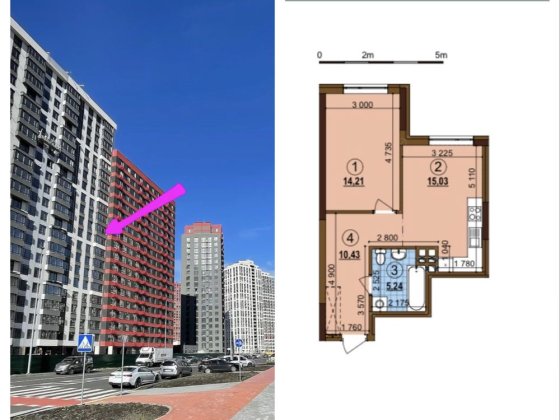 Варшавський 3, буд 10.2 (грудень2025), 45m2, Власник Киев