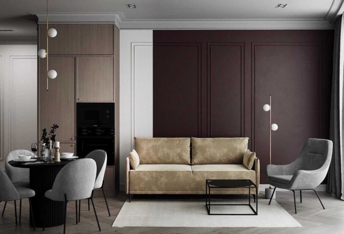 Квартира 1к, 42м2, ЖК Нова Англія, Васильківська, Голосієво - фото 1