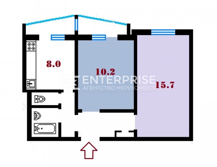 Продаж 2к квартири, поряд метро, ремонт, пр-т Науки, Голосієво. - фото 1