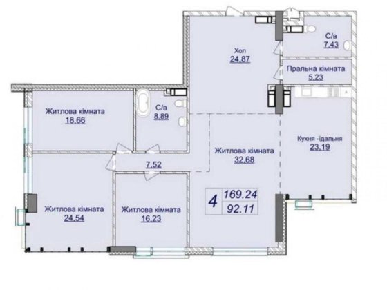 БЕЗ%!Продаж 4-к.квартири в ЖК Новопечерські Липки, 7 черга, 2будинок Киев