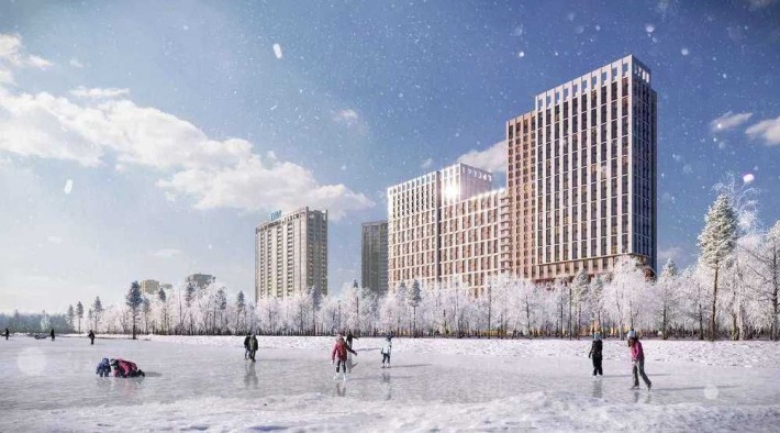 Однокомнатная картира с видом на парк в ЖК Новом Автографе - фото 1