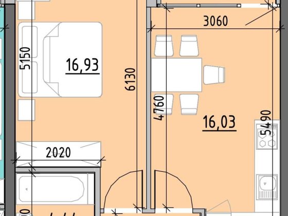 ЖК Nordica Residence 1 кімн. можливо розтермінування Киев