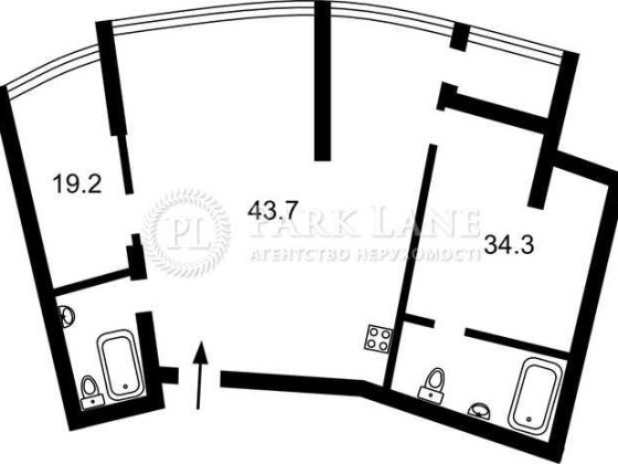 2кімн в будинку Бізнес класу біля Ботсаду Гришка Киев