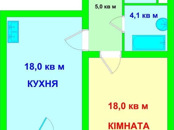 1 кімнатна квартира 49 м2 7/25 ЖК «NAVIGATOR 2» Коноплянська Оболонь Київ