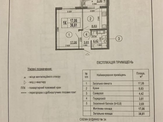 1 кімнатна квартира ЖК Патріотика Київ