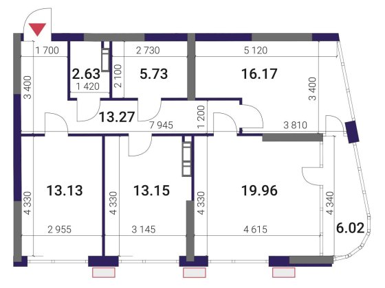 3-кімнатна квартира ЖК «Great» Киев
