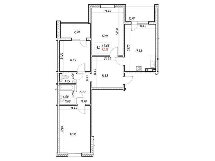 Продаж 3- кімн квартири в ЖК Деснянський. Електротехнічна, 43. єОселя - фото 1