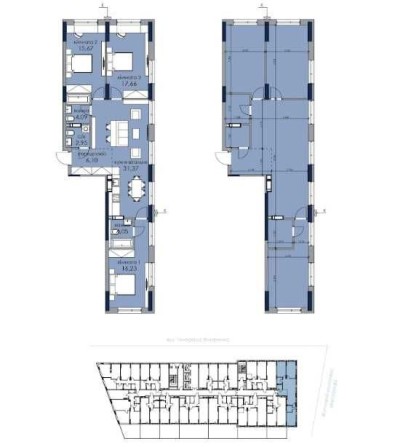 3к Квартира 99.5 м ЖК Новий Автограф на 13 поверсі - фото 1