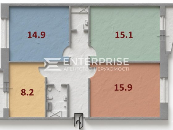 Продаж 3 к. квартири з ремонтом, проспект Тичини, Березняки Київ