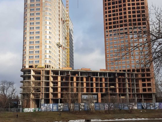 2-х кімнатна квартира Rusaniv Residence 8-й поверх 72m2. Киев