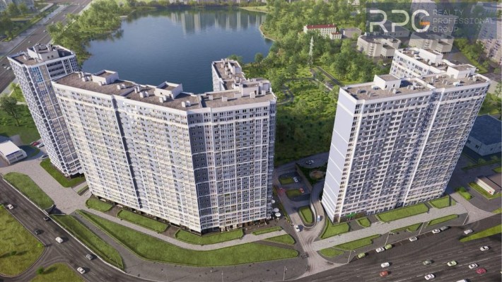 Продам видову 2к квартиру 84м2, ЖК Лебединий, Харківська метро - фото 1