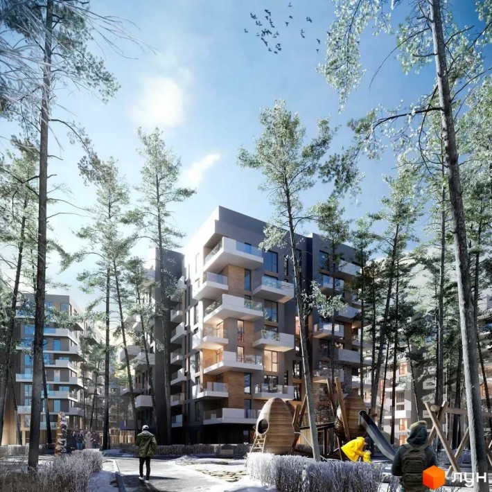 БЕЗ КОМІСІЇ 1-к квартира 45м2  ЖК Gravity Park м.Житомирська Святошино - фото 1