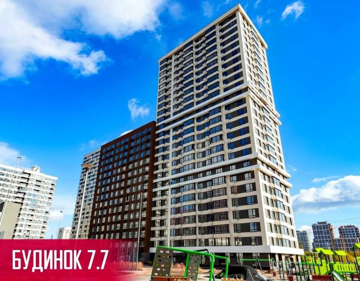 1кімн. кв-ра, 7 пов.,48м2 Варшавський/Варшавський 3, буд. 7.7(є ключі) - фото 1