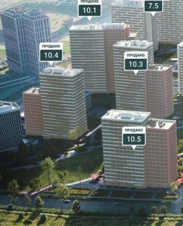 Варшавський 3 . будинок 10.5 планування 1С1 - фото 1