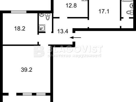 3-к Клавдіївська, 40г, ЖК Грюнвальд, Цегла, 7 пов з 18 - Переуступка Київ