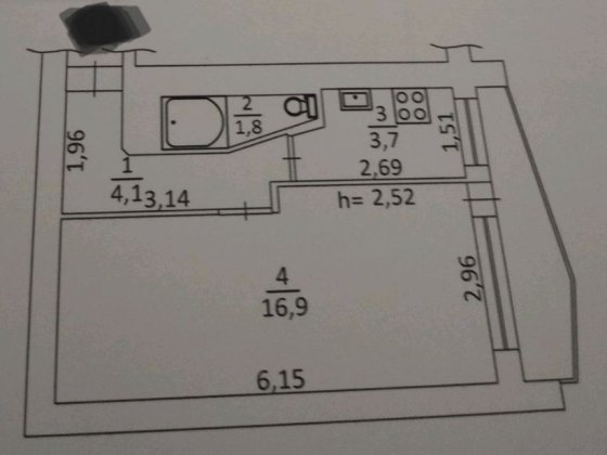 Продам однокомнатную квартиру 30кв.м. Київ