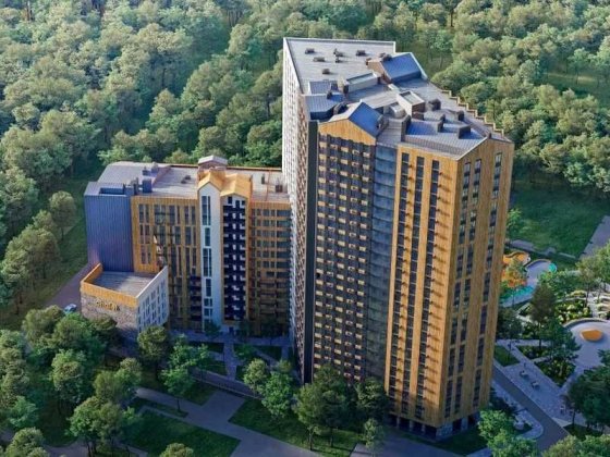 1-кімнатна квартира 38,18 m2| ЖК CHALET Київ