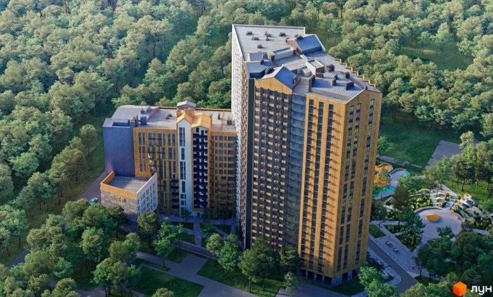 1-кімнатна квартира 38,18 m2| ЖК CHALET - фото 1