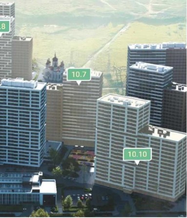 БЕЗ% продам 1к квартиру 44м2 Варшавський 3 Дім 10.7 Вікна у двір - фото 1