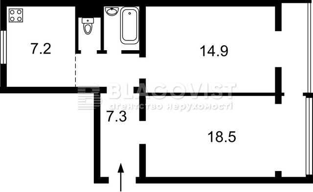 Продаж квартири Декарта Рене (Кулібіна), 6. Метро Нивки - 5хв. - фото 1