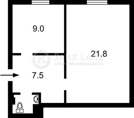 Продаж квартири на 1-му пов. в самому серці Столиці,Б.Хмельницького,32 - фото 1