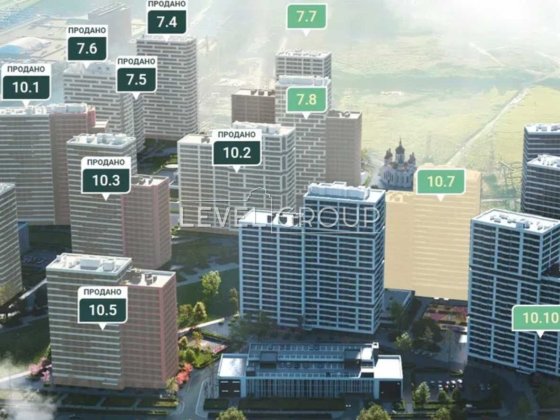 Продаж без% 2-кімнатної квартири в ЖК Варшавський 3 буд.10.7 Київ