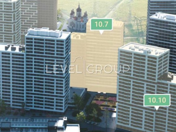 Трикімнатна квартира в ЖК Варшавський 3,будинок 10.7,84 м²Поверх 7 Киев