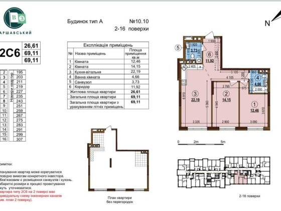 Продаж!!! 2-кімнатна квартира ЖК Варшавський 3 буд. 10.10 Київ