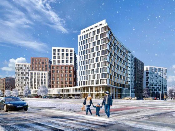 Унікальне планування! Найкраща пропозиція! 60,35 м.кв., 1-кімнатна. Киев