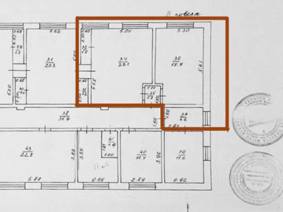 Продам приміщення/офіс 50 м². Пр. Володимирський 128/2 Лубны