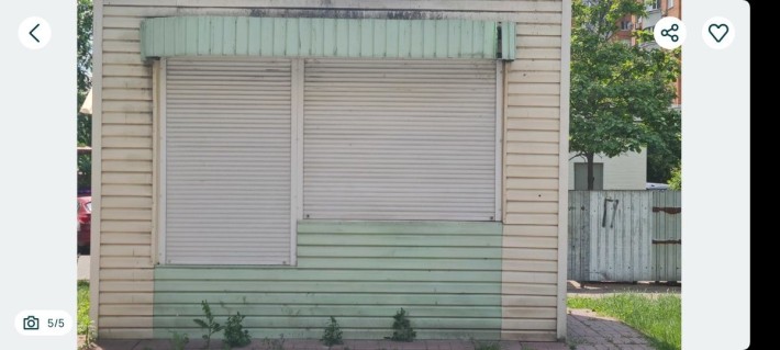 Кіоск-МАФ 3×4 Бровари Грушевського, навивіз, з містом. - фото 1